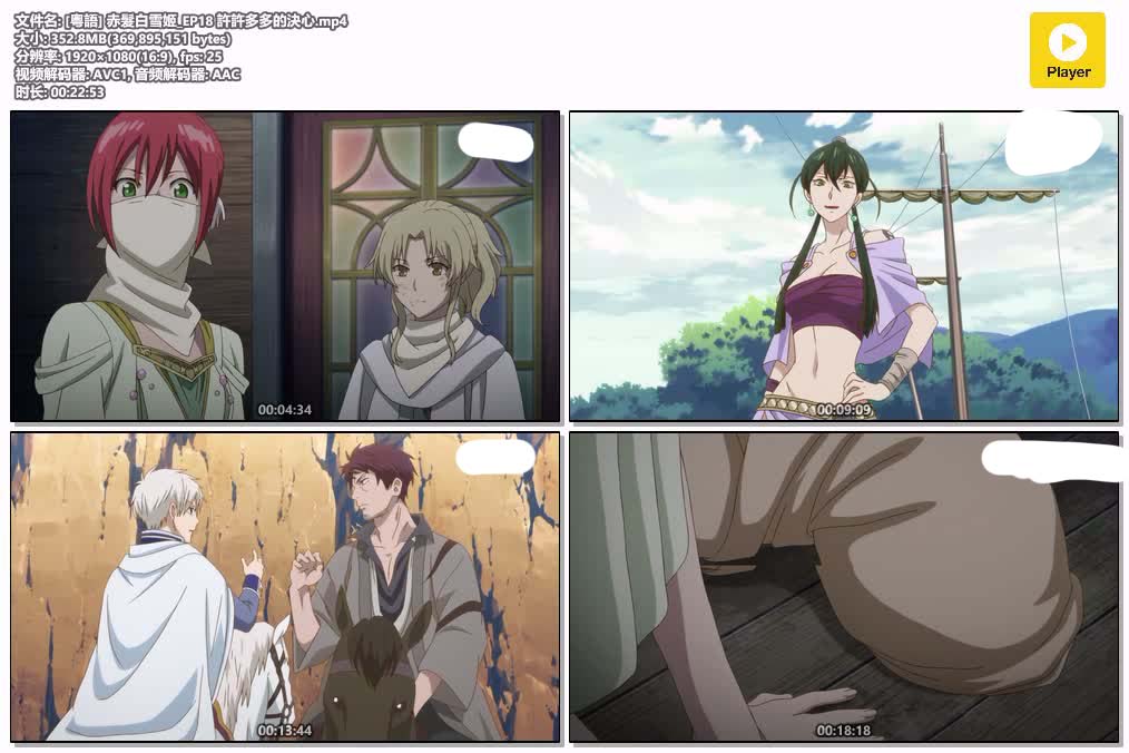 插图:《赤髮白雪姬》粤语版全24集 | 1080P高清+无字幕 | 粤语动画 | 百度网盘/夸克网盘，编号:626