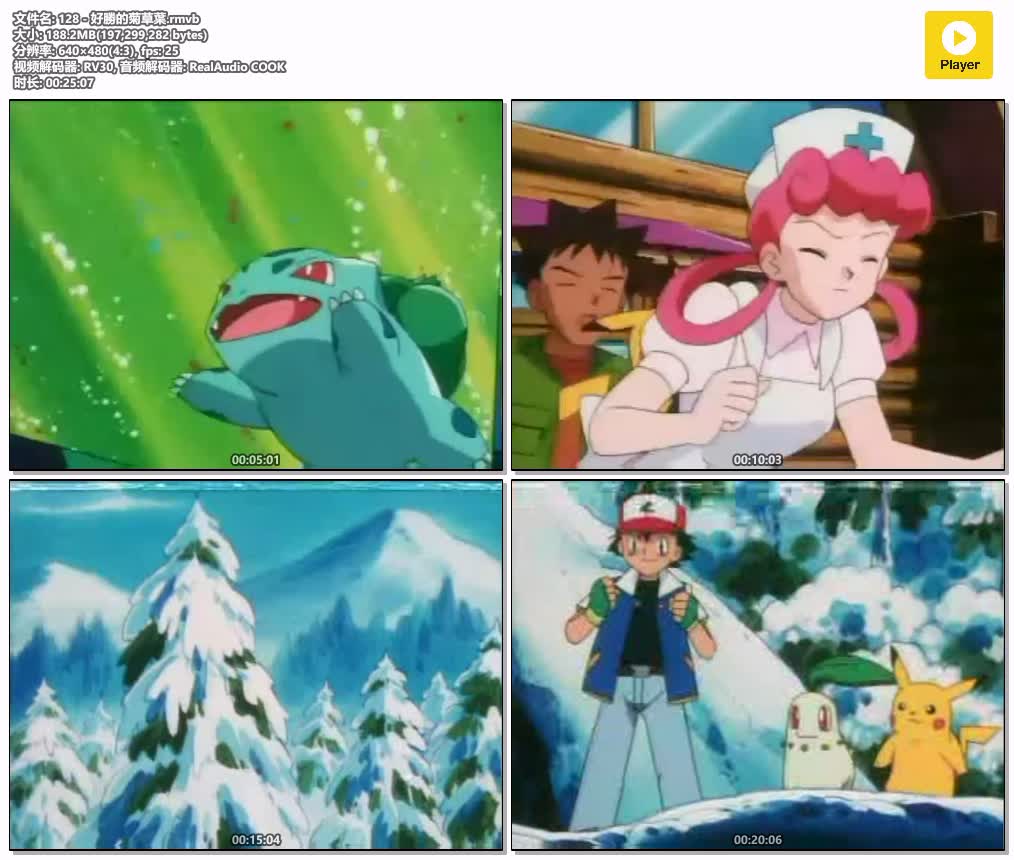插图:《1996 寵物小精靈之奇異的冒險》粤语版全276集 | 480P高清+无字幕 | 粤语动画 | 百度网盘/夸克网盘，编号:489
