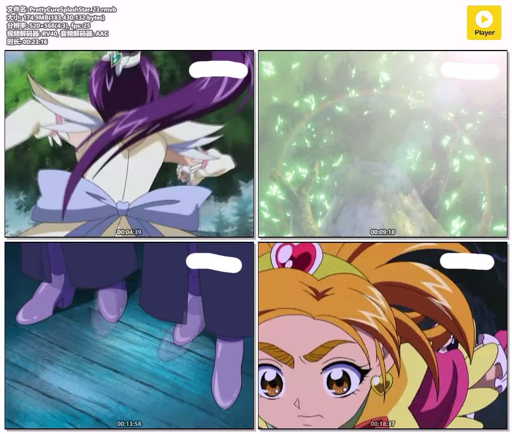 插图:《光之美少女Splash Star》粤语版全49集 | 480P高清+无字幕 | 粤语动画 | 百度网盘/夸克网盘，编号:446