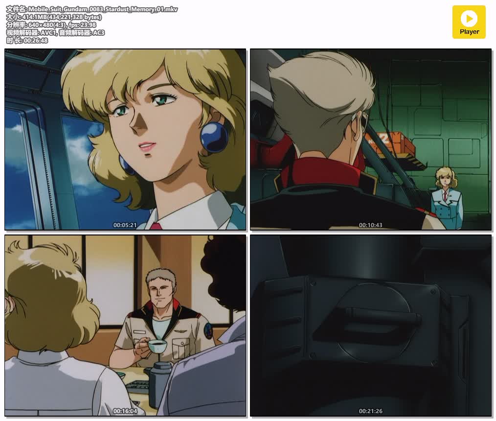 插图:《1990 高达0083》粤日双语版全13集 | 480P高清+中文字幕 | 粤语动画 | 百度网盘/夸克网盘，编号:425