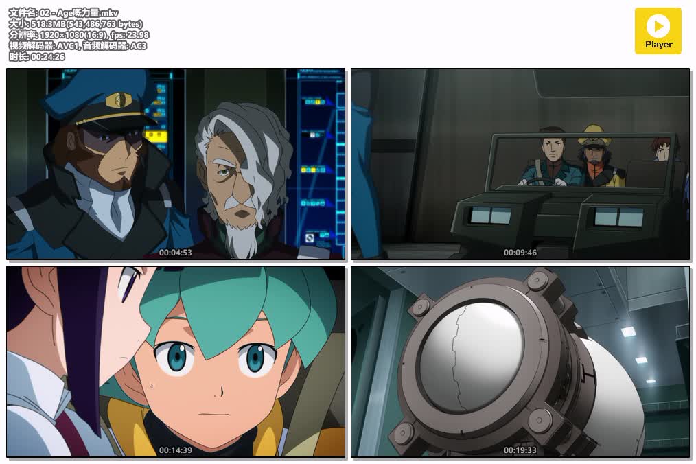 插图:《机动战士高达AGE》粤日双语版全49集 | 1080P高清+中文字幕 | 粤语动画 | 百度网盘/夸克网盘，编号:657