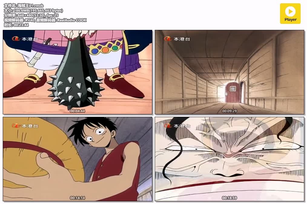 插图:《海賊王》粤语版全52集 | 480P高清+无字幕 | 粤语动画 | 百度网盘/夸克网盘，编号:513