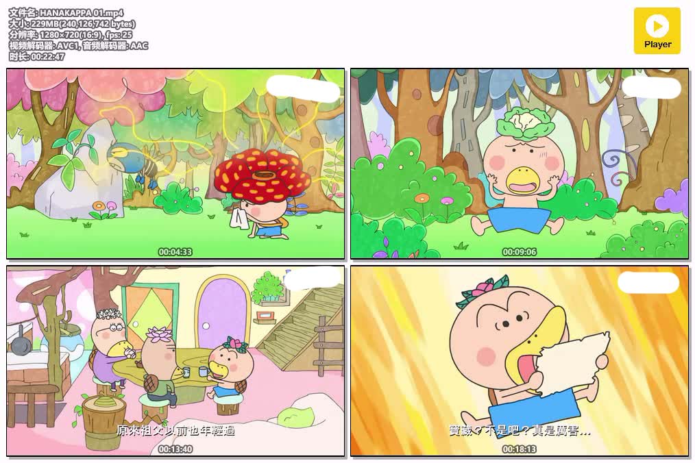 插图:《花样河童》粤语版全40集 | 720P高清+中文字幕 | 粤语动画 | 百度网盘/夸克网盘，编号:355