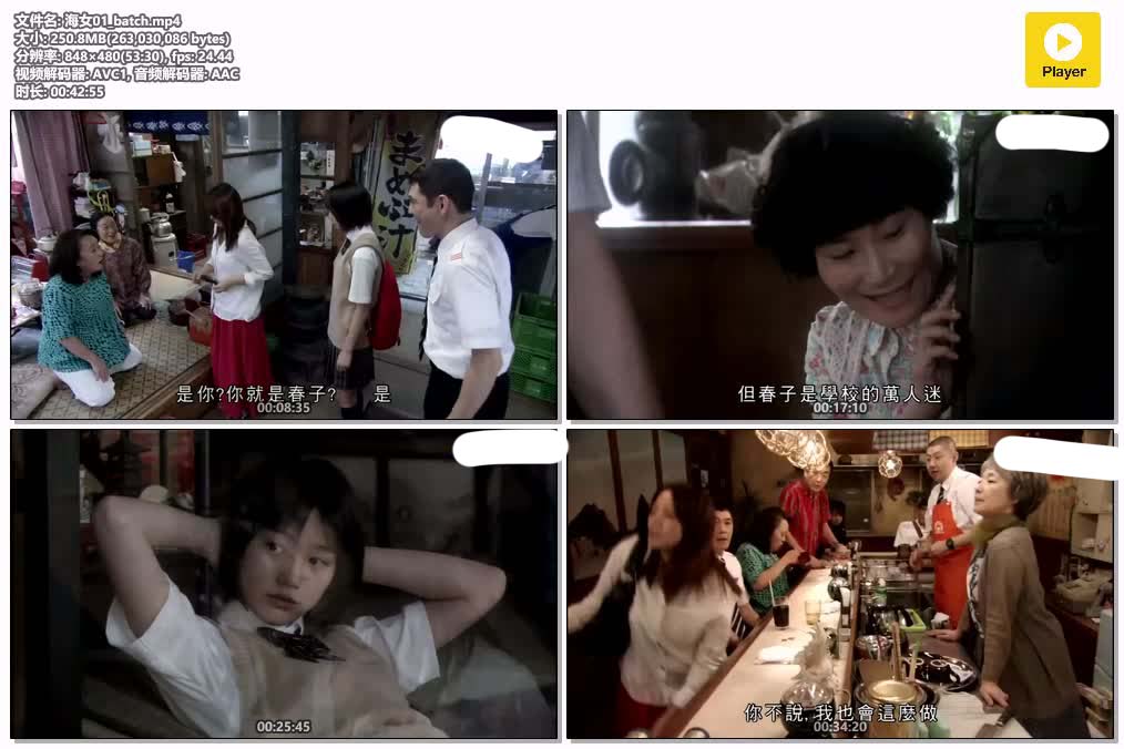 插图:《海女》粤语版全52集 | 480P高清+中文字幕 | 粤语动画 | 百度网盘/夸克网盘，编号:748