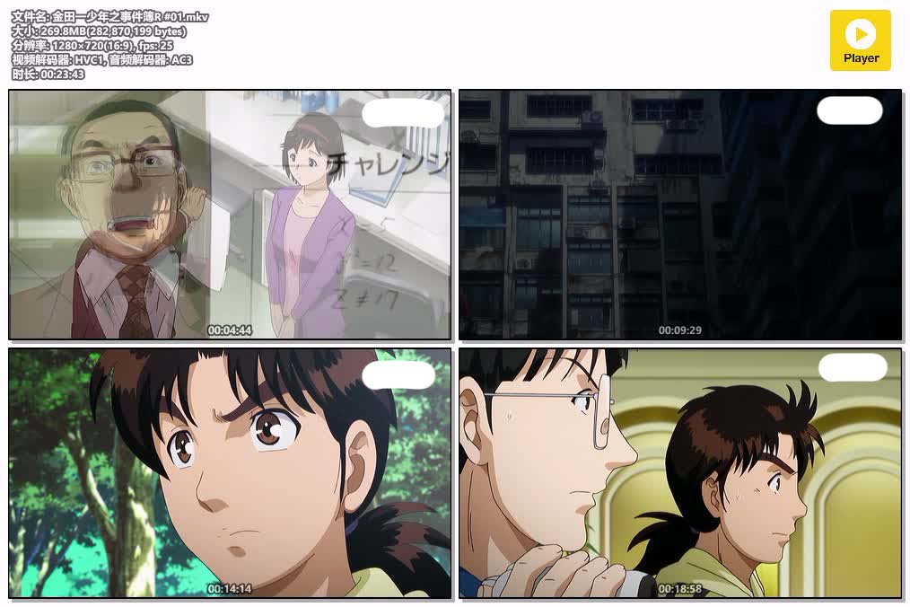 插图:《金田一少年之事件簿R第一季》粤日双语版全25集 | 720P高清+中文字幕 | 粤语动画 | 百度网盘/夸克网盘，编号:857