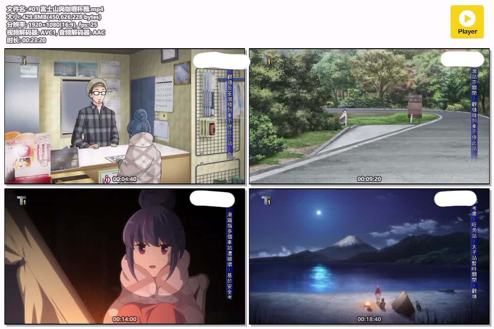 插图:《露营少女LET S CAMP第一季》粤语版全12集 | 1080P高清+中文字幕 | 粤语动画 | 百度网盘/夸克网盘，编号:535