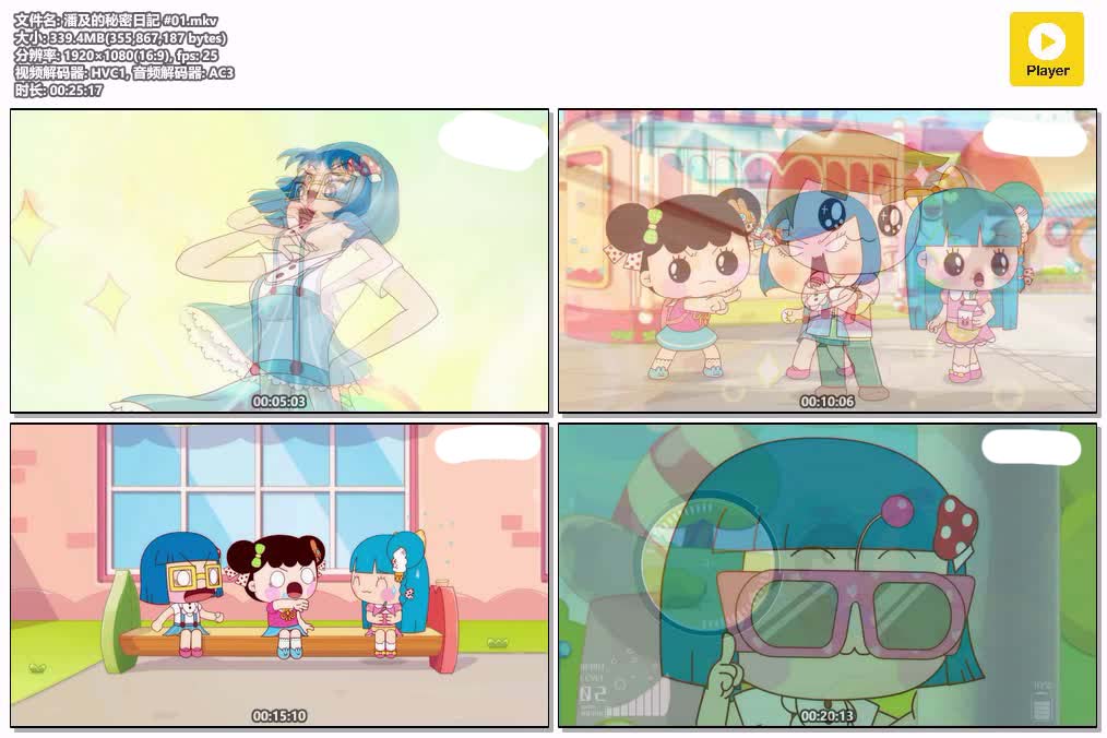 插图:《潘及的秘密日記》粤语版全26集 | 1080P高清+中文字幕 | 粤语动画 | 百度网盘/夸克网盘，编号:143