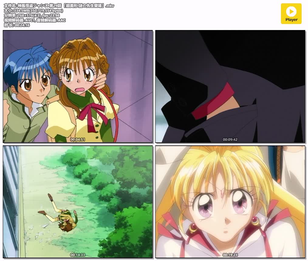 插图:《神风怪盗贞德》粤日双语版全44集 | 480P高清+中文字幕 | 粤语动画 | 百度网盘/夸克网盘，编号:60